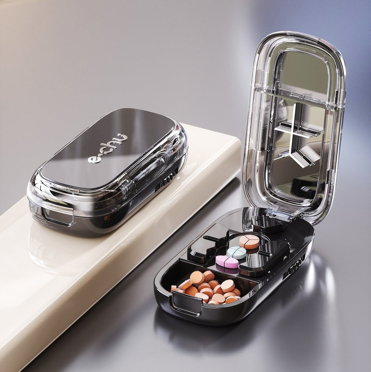 Limited Time: 30% OFF⚡ 2-in-1 Precision Pill Cutter & Daily Storage Box