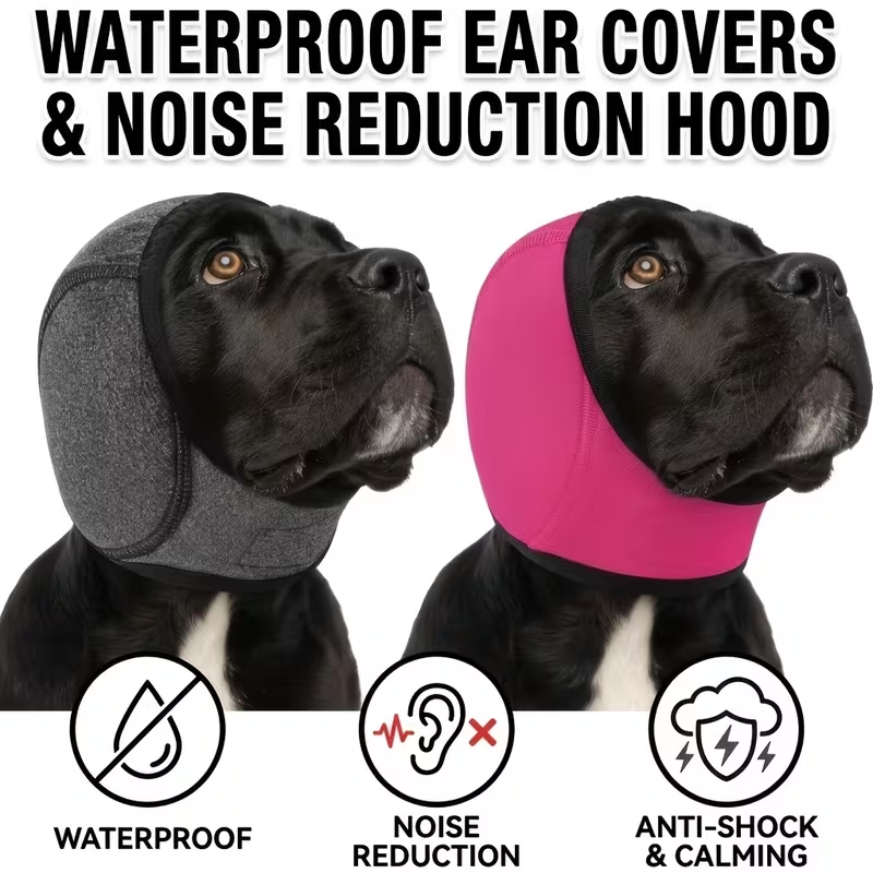 Limited Time: 30% OFF⚡ Adjustable Dog Noise Cancelling Ear Muffs & Calming Anxiety Relief Hood