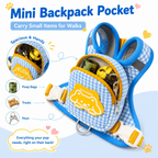 Limited Time: 30% OFF⚡ 2-in-1 Cute pet Self-Pack Harness with Mini Backpack