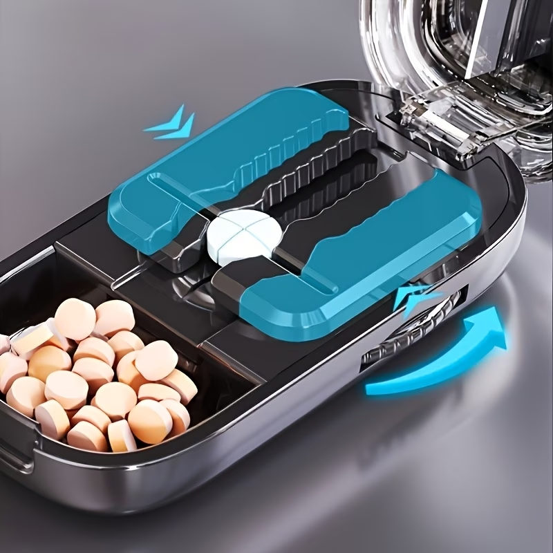 Limited Time: 30% OFF⚡ 2-in-1 Precision Pill Cutter & Daily Storage Box