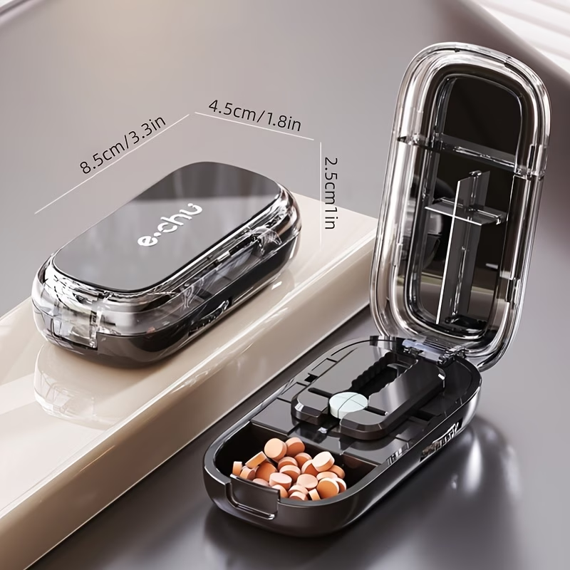 Limited Time: 30% OFF⚡ 2-in-1 Precision Pill Cutter & Daily Storage Box