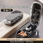 Limited Time: 30% OFF⚡ 2-in-1 Precision Pill Cutter & Daily Storage Box