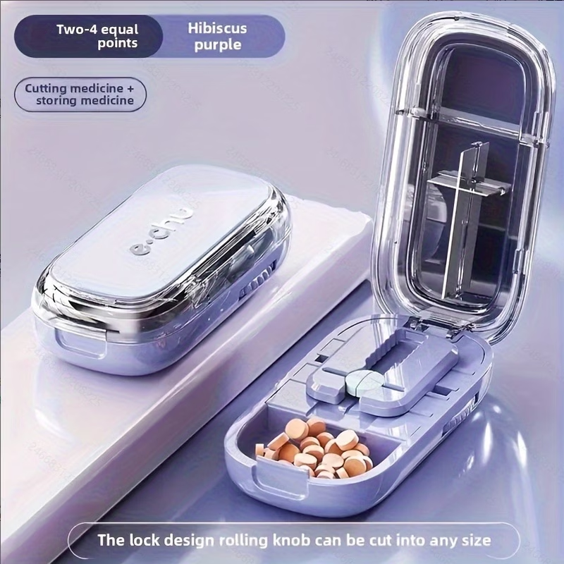 Limited Time: 30% OFF⚡ 2-in-1 Precision Pill Cutter & Daily Storage Box