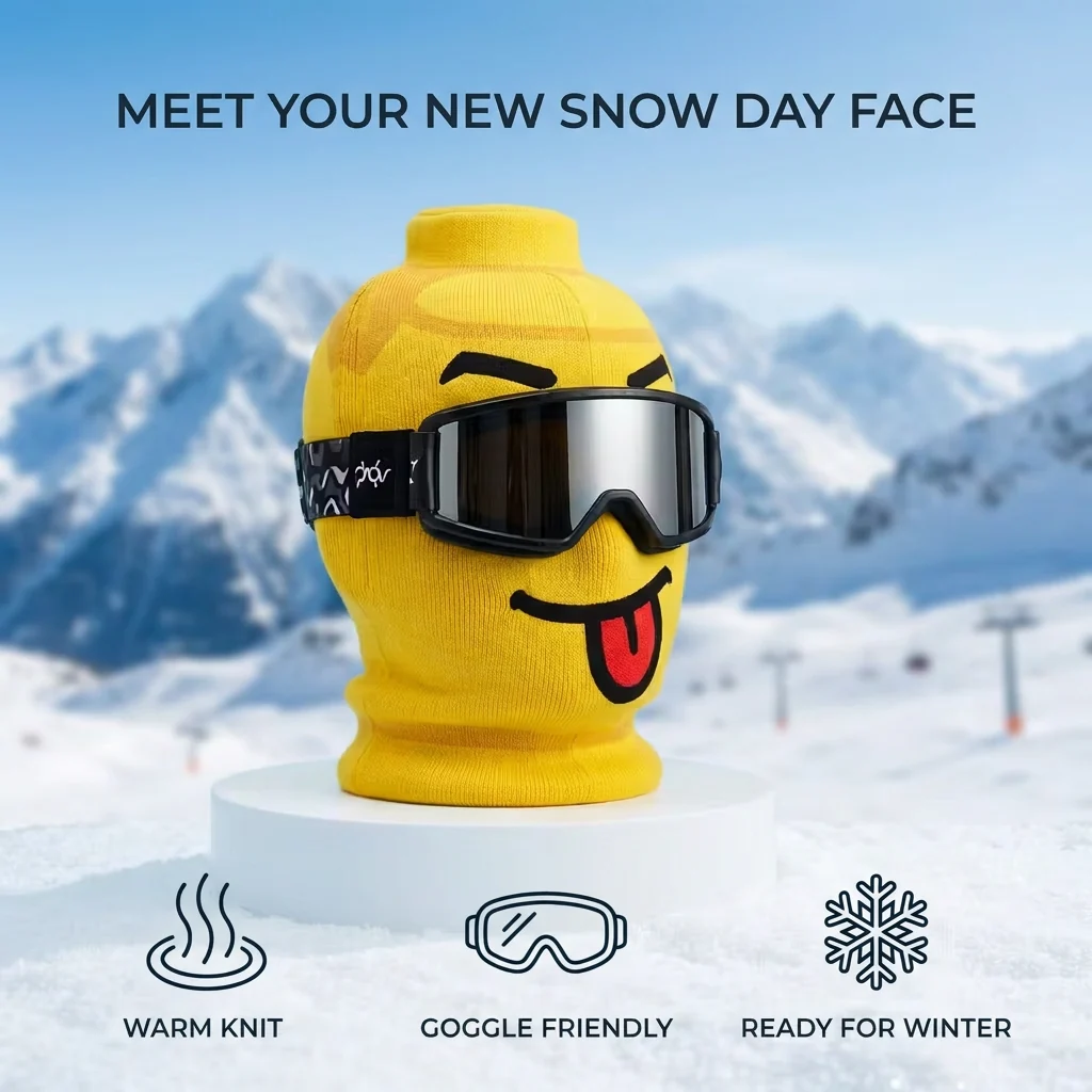 Limited Time: 30% OFF⚡ Yellow Figure Ski Mask