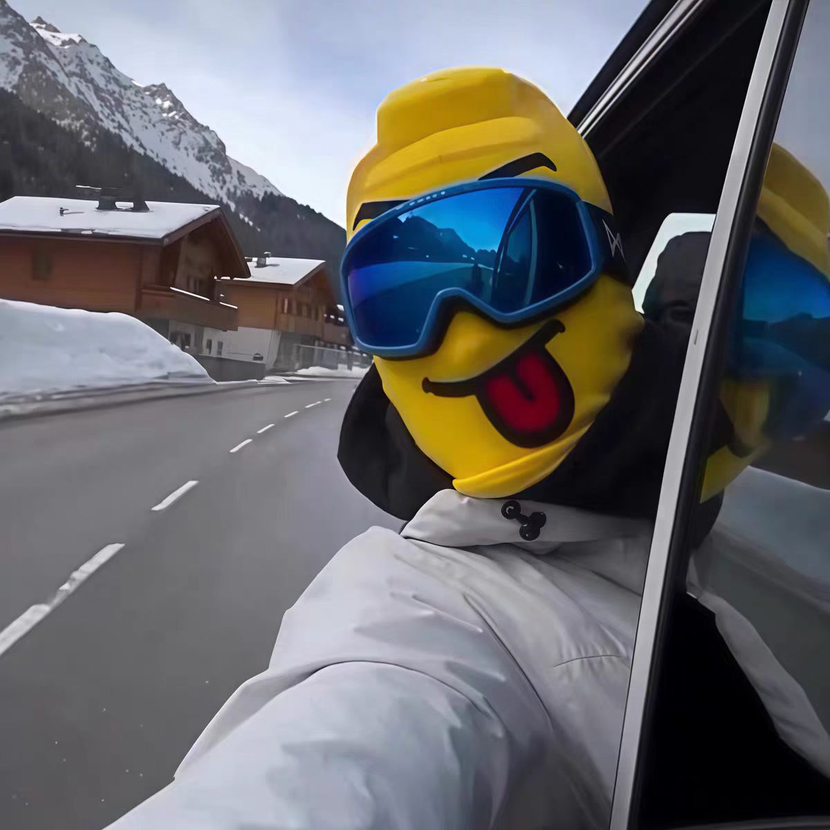 Limited Time: 30% OFF⚡ Yellow Figure Ski Mask
