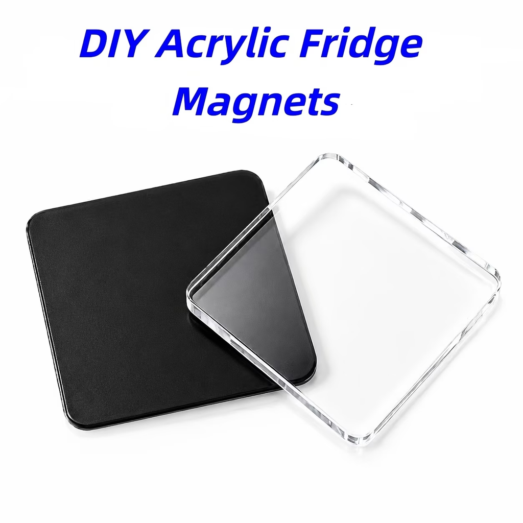 DIY acrylic fridge magnet
