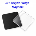 DIY acrylic fridge magnet