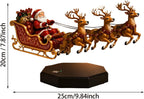 Limited Time: 30% OFF⚡ Magnetic Levitating Santa Sleigh with Reindeer Statue – Floating Christmas Tabletop Decoration & Holiday Gift