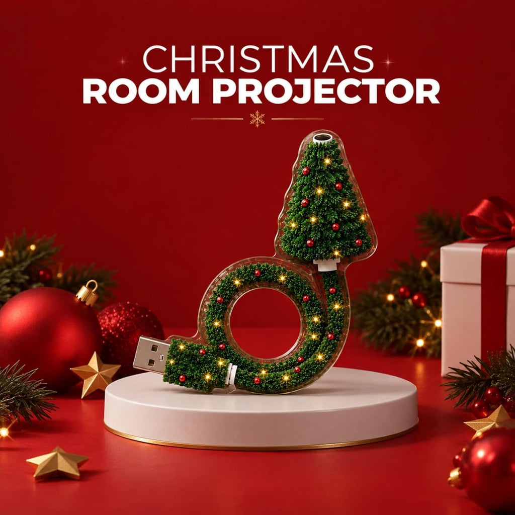 Limited Time: 30% OFF⚡ Flexible USB Christmas Tree Pattern Projector Light